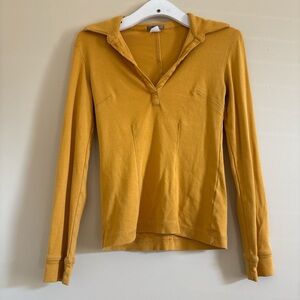 J. Crew Mustard Yellow Long Sleeve Blouse